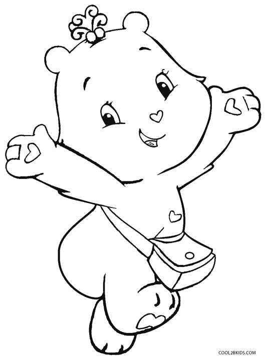 529x720 Printable Care Bears Coloring Pages For Kids