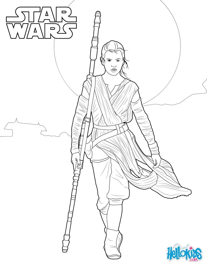 820x1060 Wars The Force Awakens Coloring Pages