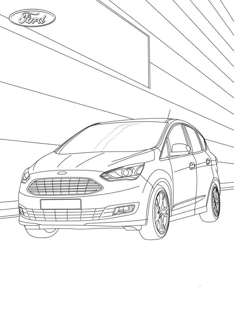 750x1000 Ford Coloring Pages Free Printable Ford Coloring Pages