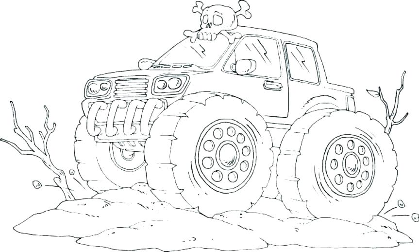 863x518 Ford Coloring Pages