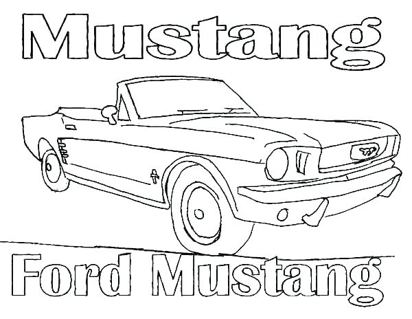 600x464 Ford Coloring Pages Mustang Coloring Pages Ford Coloring Pages