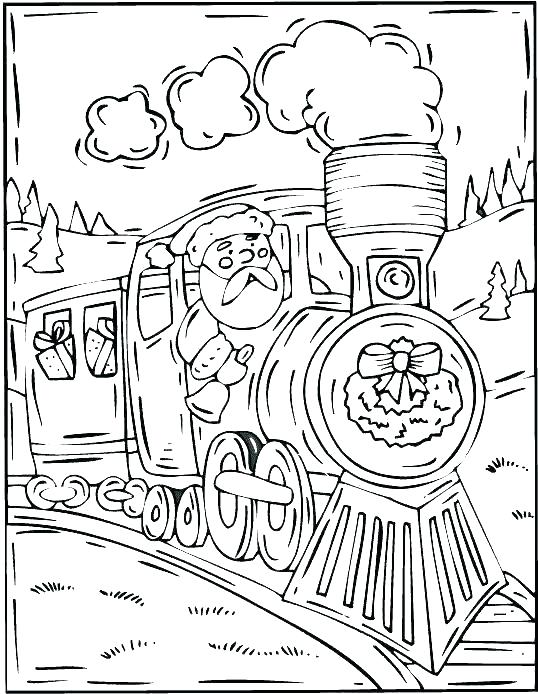 538x694 Polar Express Free Colouring Pages Coloring Pages Train Polar