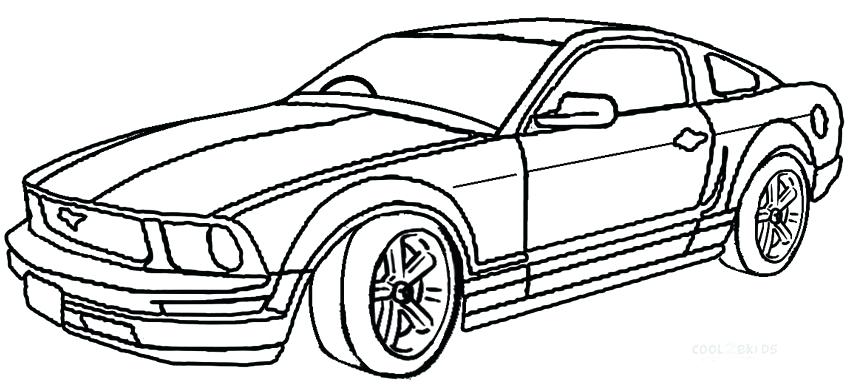 850x392 Ford Mustang Coloring Pages Mustang Coloring Pages To Print Free