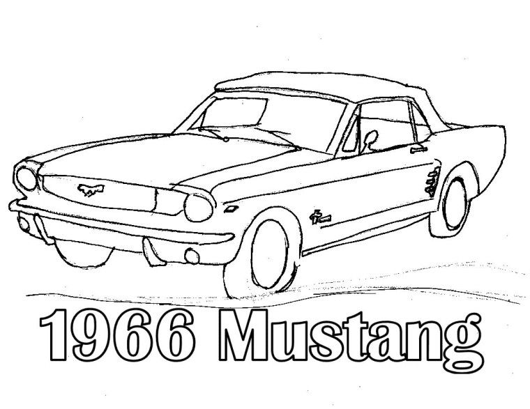 760x587 Mustang Coloring Pages Mustangs