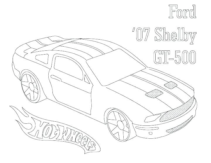 720x556 Marvelous Ford Mustang Coloring Pages