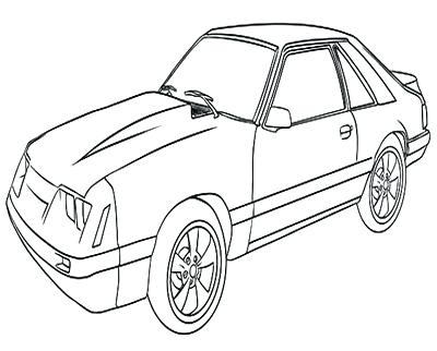 400x322 Mustang Car Coloring Pages Mustang Coloring Pages Awesome Ford