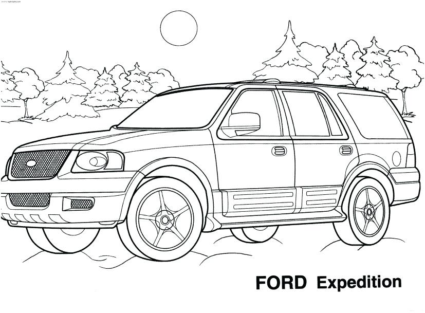 827x609 Ford Coloring Pages Ford Coloring Pages Mustang Colouring Pages