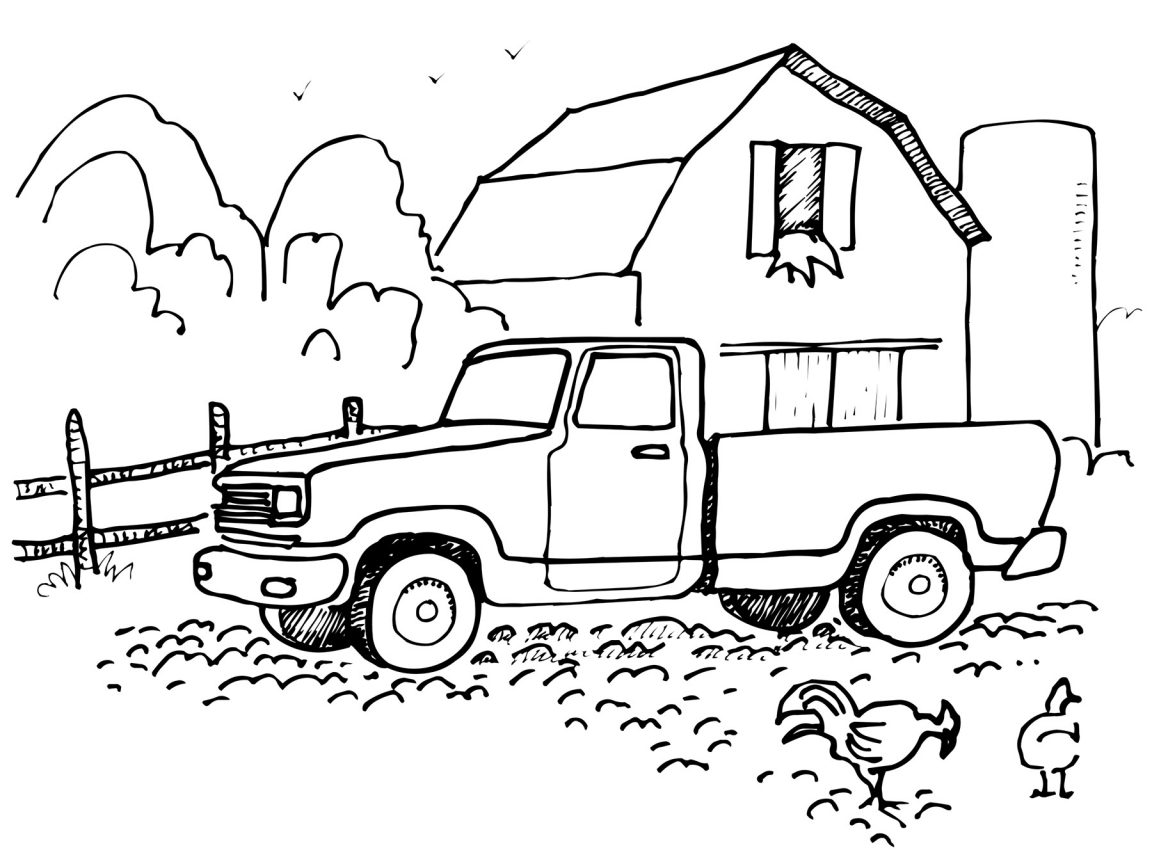 1152x864 Police Truck Coloring Pages Colors For Kids With Vehicles Pick Up