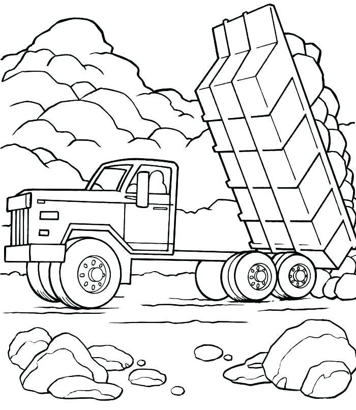 700x806 Top Truck Coloring Pages Free Coloring Page Truck Coloring Pages