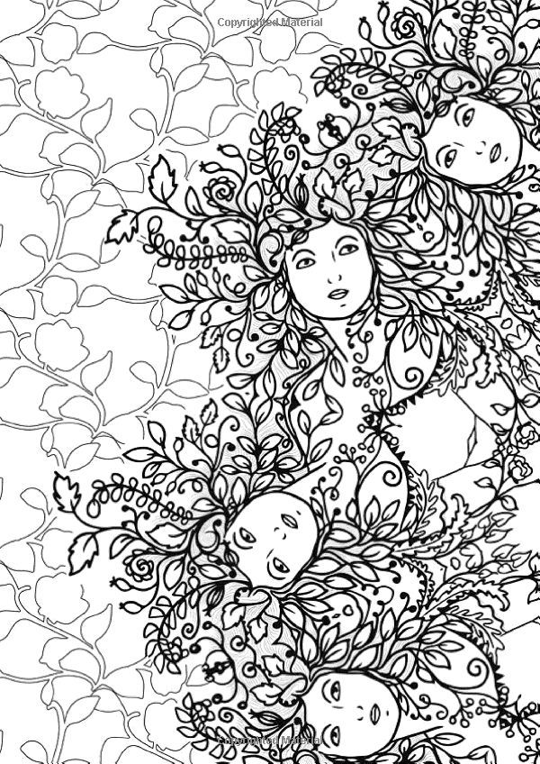600x848 Enchanted Forest Coloring Pages