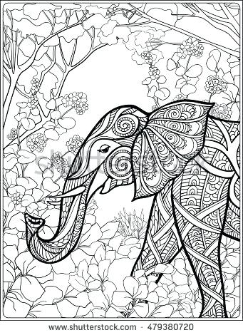 341x470 Pleasurable Design Ideas Forest Coloring Pages Printable Adult