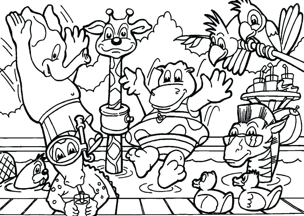 970x690 Forest Animal Coloring Pages Forest Animals Coloring Pages Forest