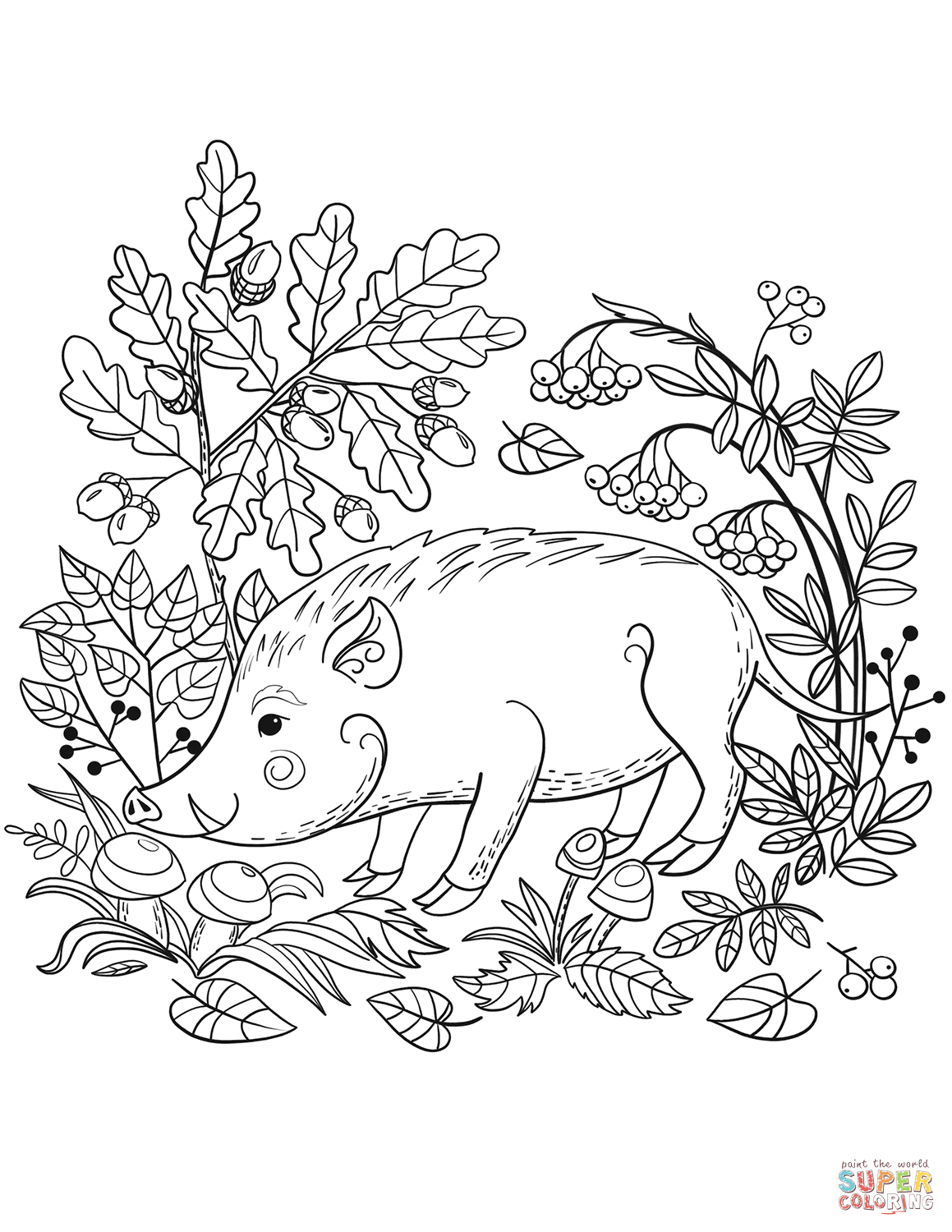 1159x1500 Forest Animal Coloring Pages And Animals