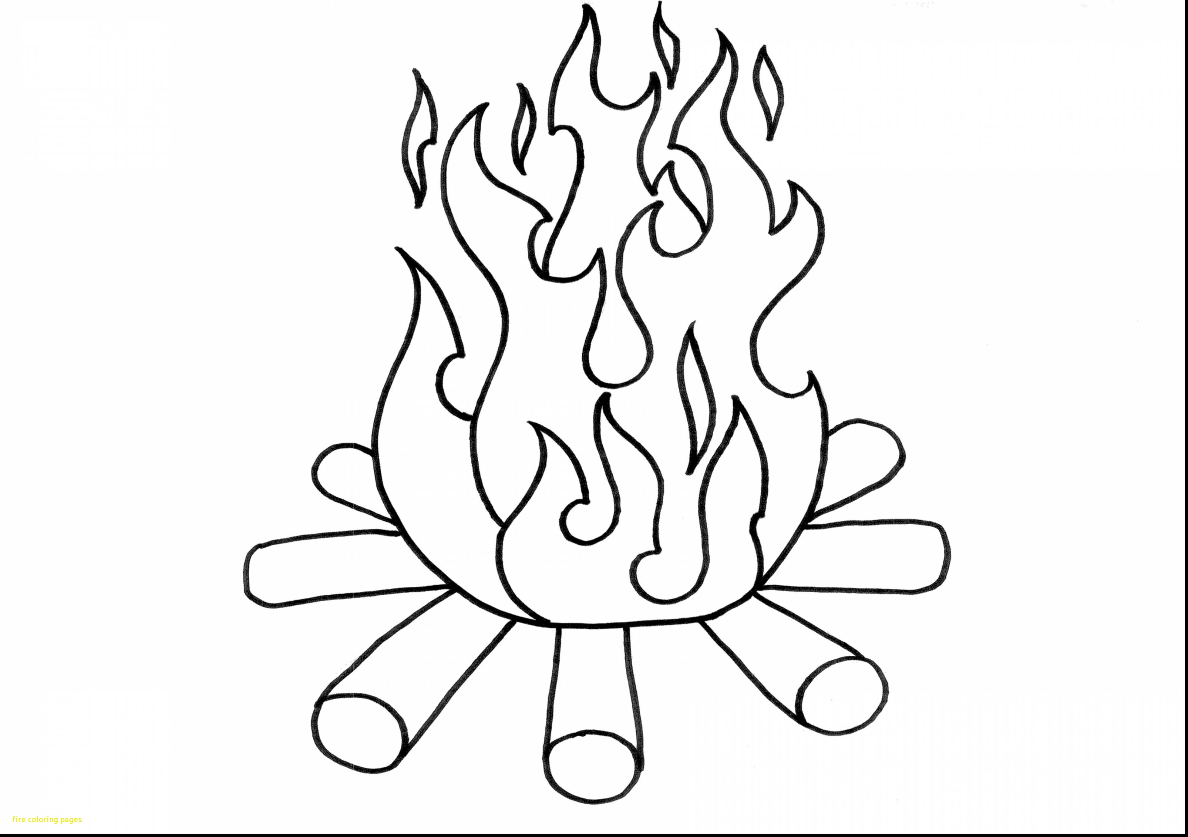 3872x2728 Fire Coloring Pages