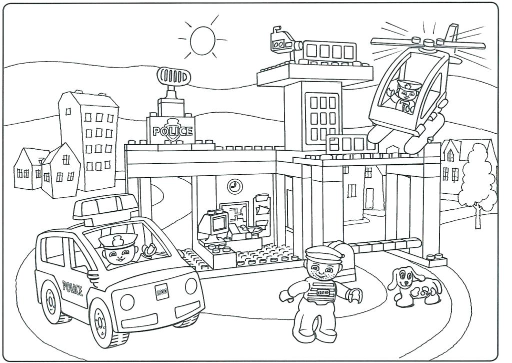 1024x725 Lego City Coloring Pages