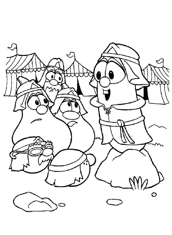 600x819 Forgiveness Coloring Pages Veggie Tales Coloring Page Characters
