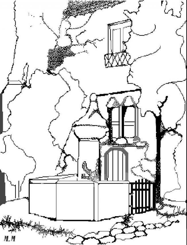 651x850 Fountain Coloring Pages