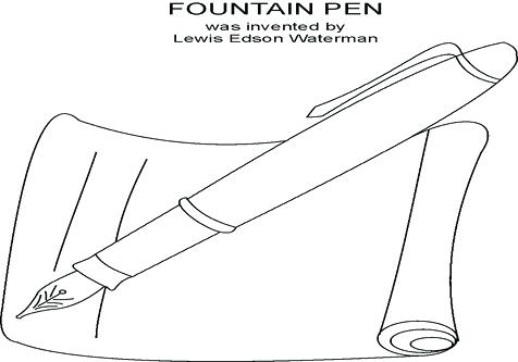 476x333 Pen Coloring Pages Fountain Pen Coloring Page Pain Naruto Coloring
