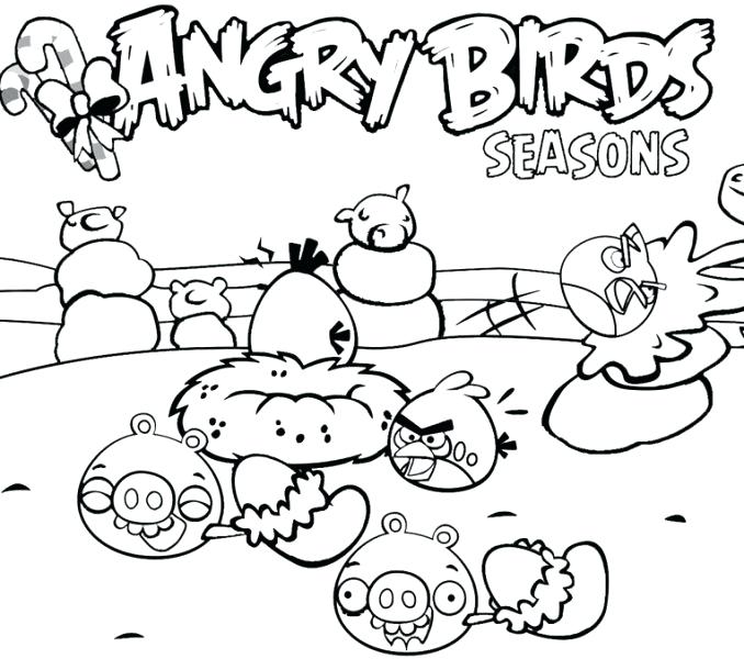 678x600 Seasons Coloring Pages Angry Birds Seasons Coloring Pages Angry