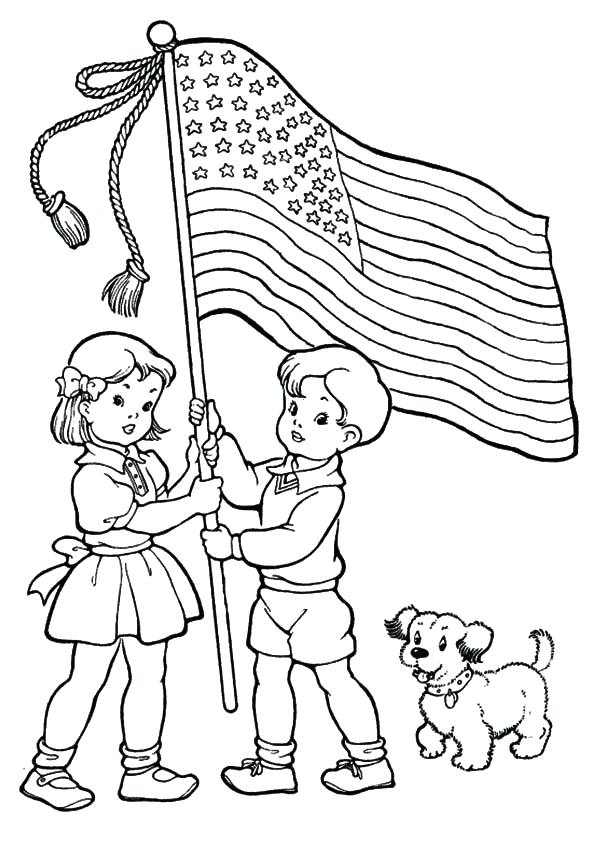 595x842 Of July Coloring Sheets Of Coloring Pages With Eagle And Flag