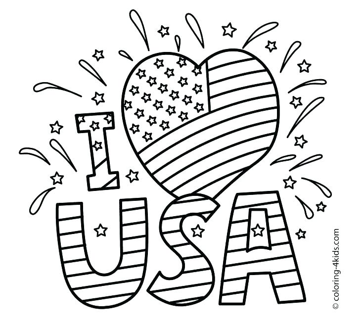 736x661 Fourth Of July Coloring Pages Great Of Coloring Pages Print Color