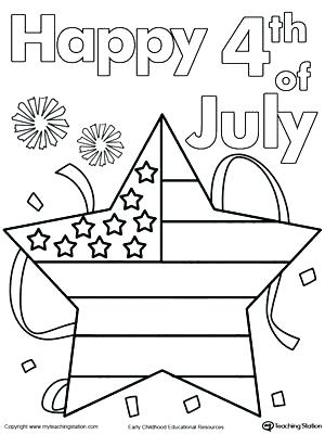 300x400 Fourth Of July Coloring Pages Happy Of Coloring Pages Of July