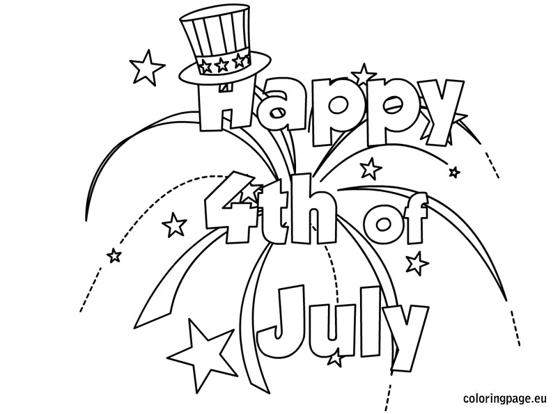 804x595 Happy Of July Coloring Pages