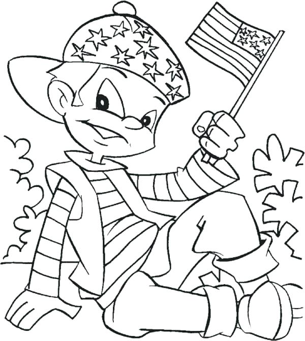 Fourth Of July Printable Coloring Pages at GetDrawings | Free download