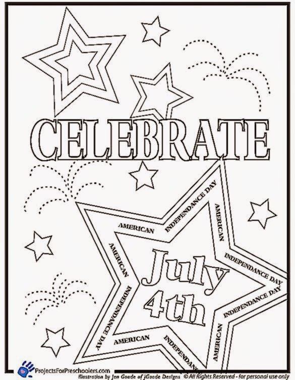 585x752 Greatest Fourth Of July Coloring Pages To Print Sporturka
