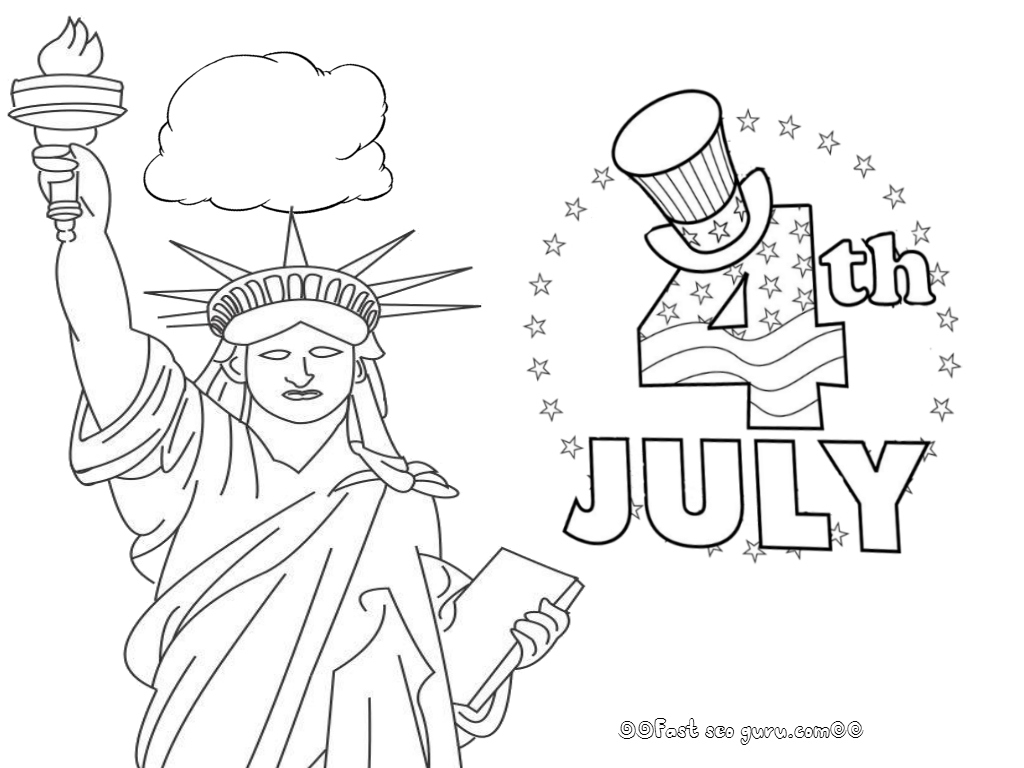 1024x768 July Coloring Pages Fresh Fourth July Printable Coloring Pages