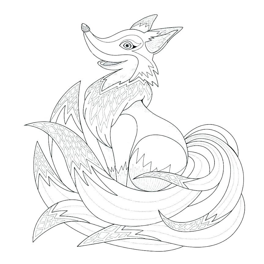 863x863 Red Fox Coloring Pages Packed With Free Printable For Kids Red Fox