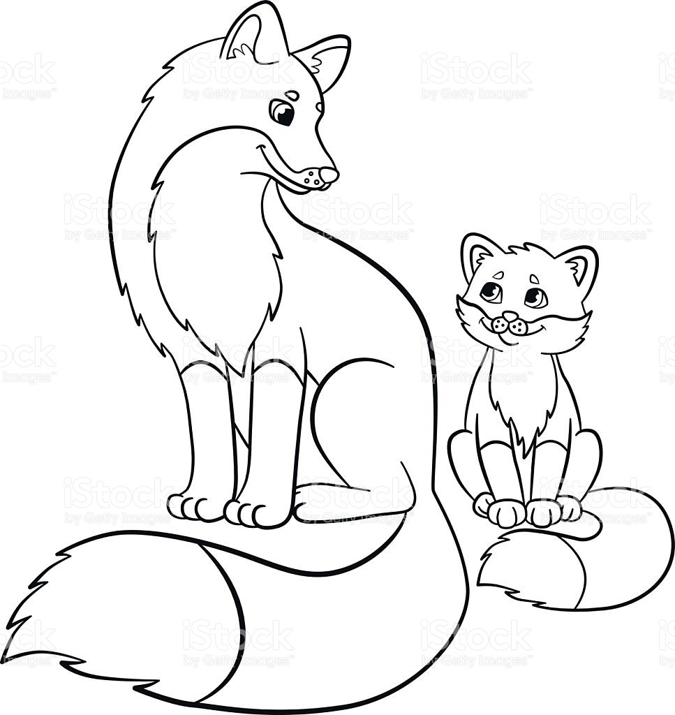 967x1024 Elegant Pictures Of Baby Fox Coloring Pages Oil Paintings