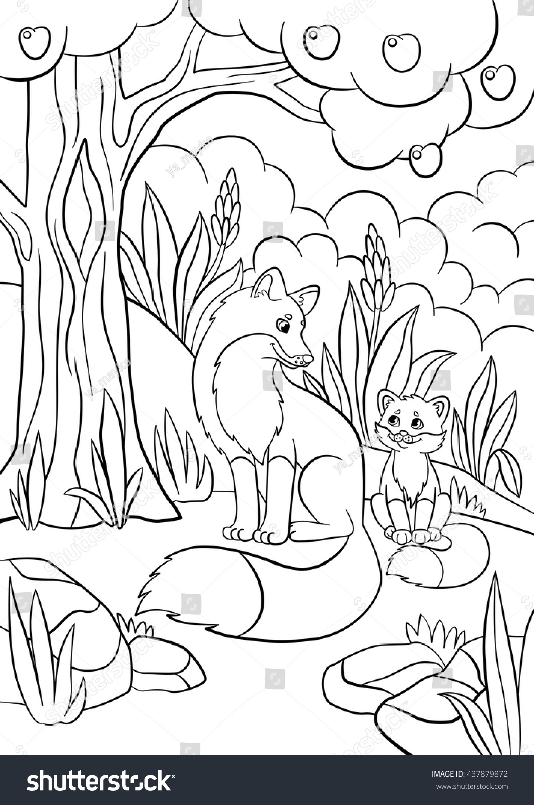 1061x1600 Fresh Nice And Cute Fox Coloring Pages For Kids Nice Org Free