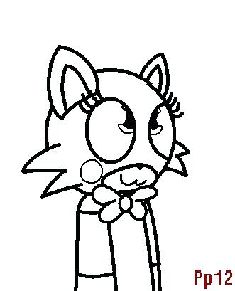 331x409 Foxy Coloring Page Foxy Colouring Page