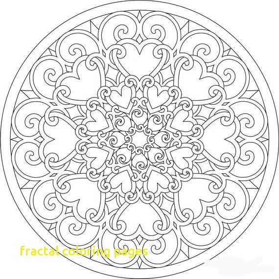 570x570 Fractal Coloring Pages With Fractals Coloring Pages
