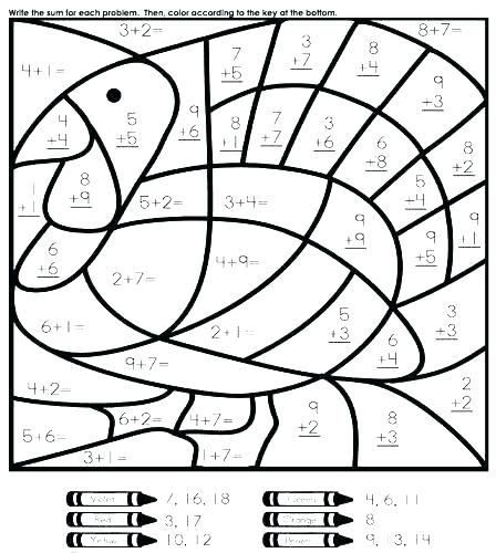 448x500 Math Coloring Pages Grade Fraction Coloring Sheets Also Math