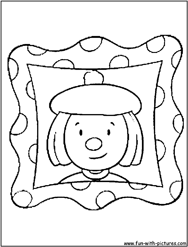 800x1050 Picture Frame Coloring Page