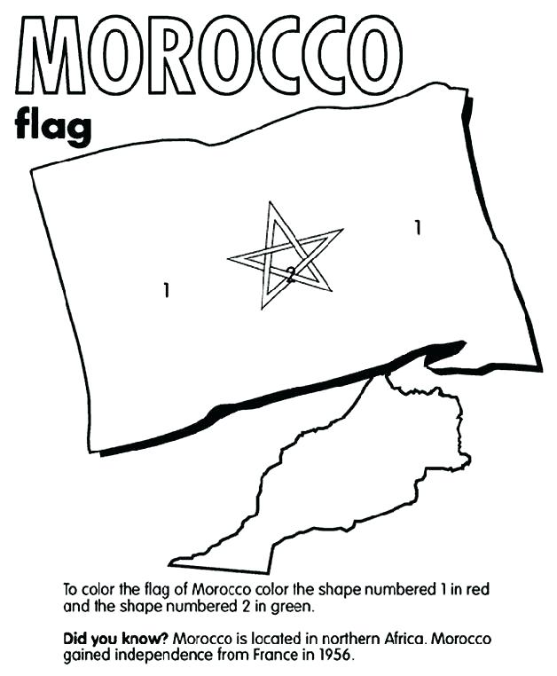 628x762 French Flag Coloring Page Turkey Flag Coloring Page Morocco
