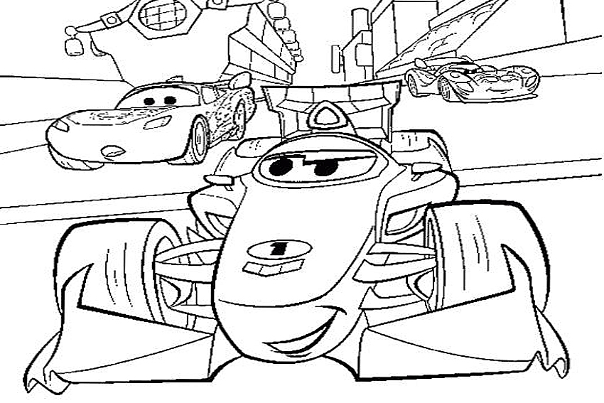 850x567 Coloring In Cars Coloring Pages From The Disney Movies