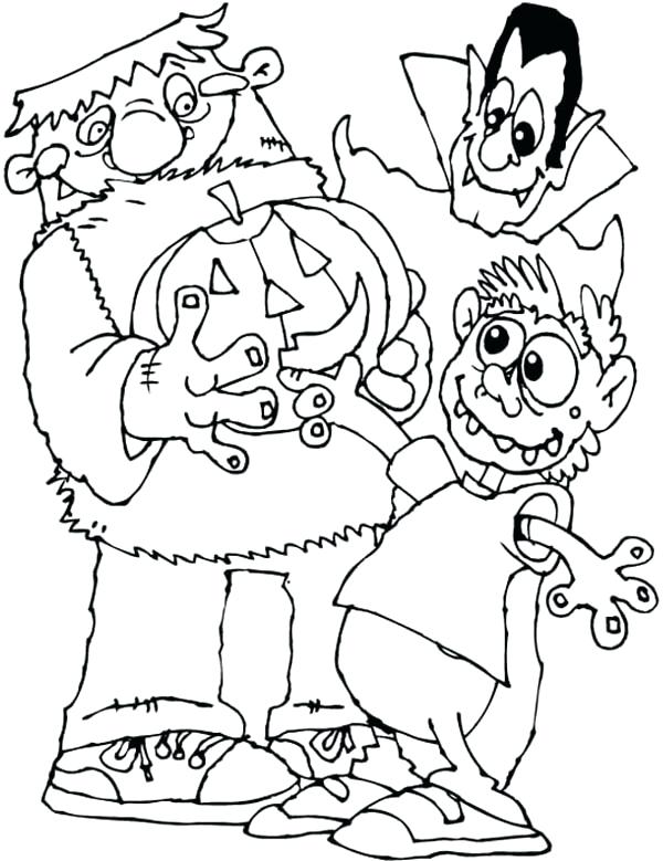 600x779 Frankenstein Coloring Pages Coloring Trend Medium Size Clip Art