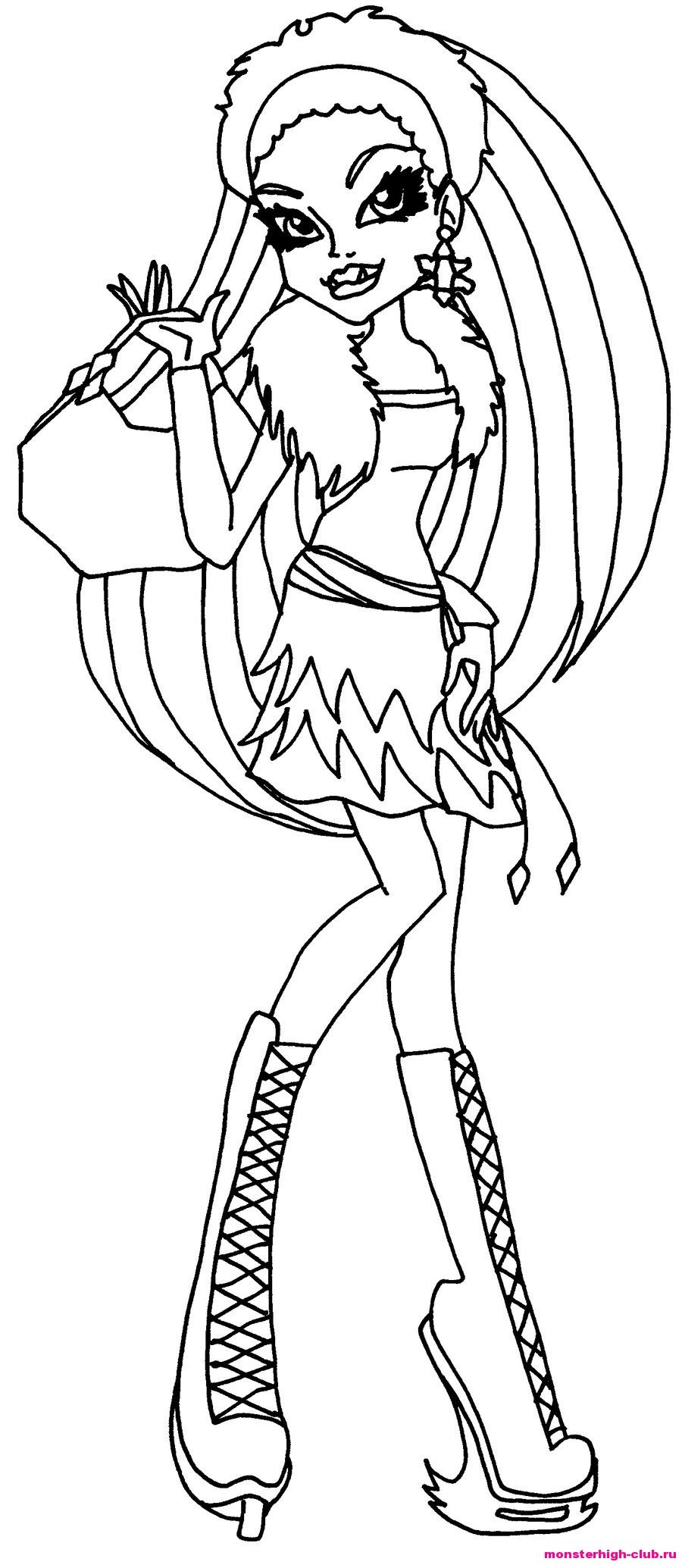 900x2069 Monster High Frankie Stein Coloring Page Monster High Party
