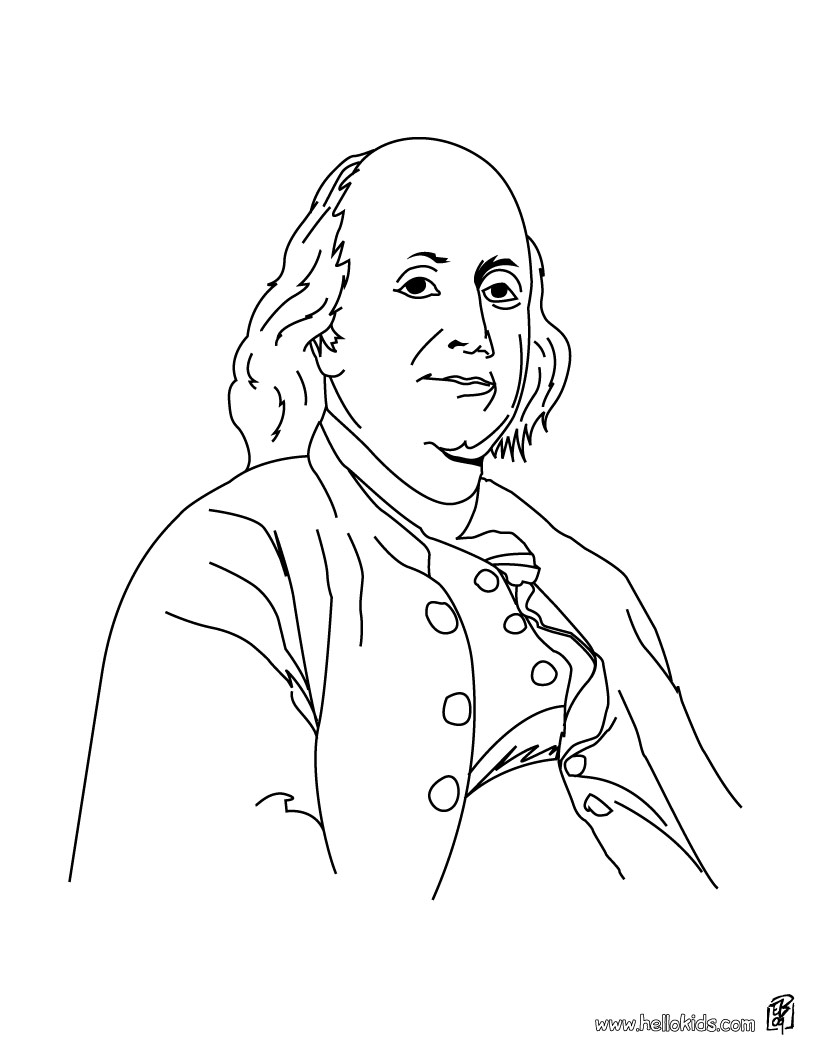 820x1060 Franklin Coloring Pages