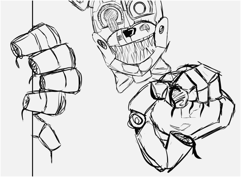 827x609 Fnaf Printable Coloring Pages Portraits Five Nights