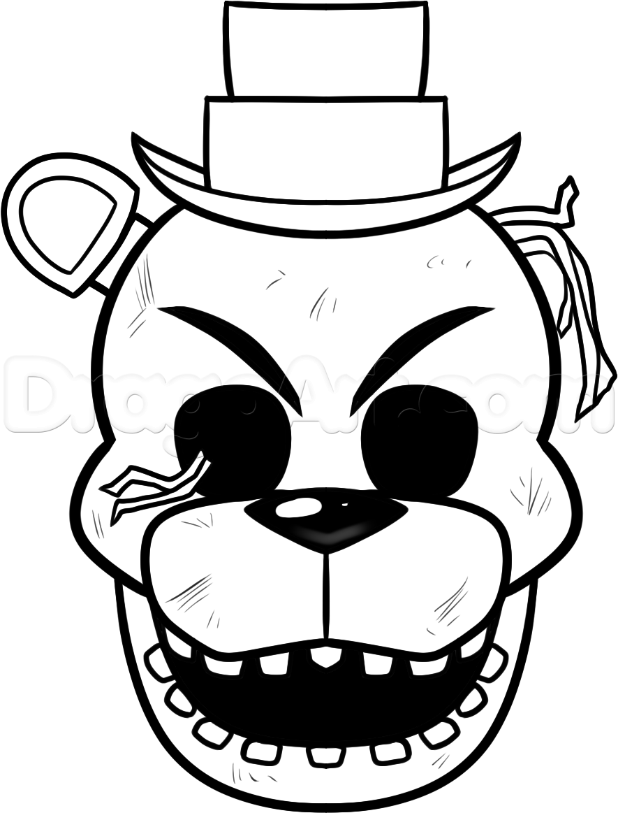 885x1163 Bonnie Golden F Naf Coloring Pages Fnaf Golden Freddy Colouring