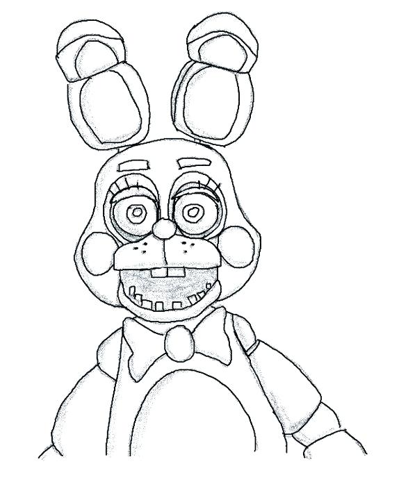 600x720 Freddy Fazbear Coloring Page Medium Size Of Sketch