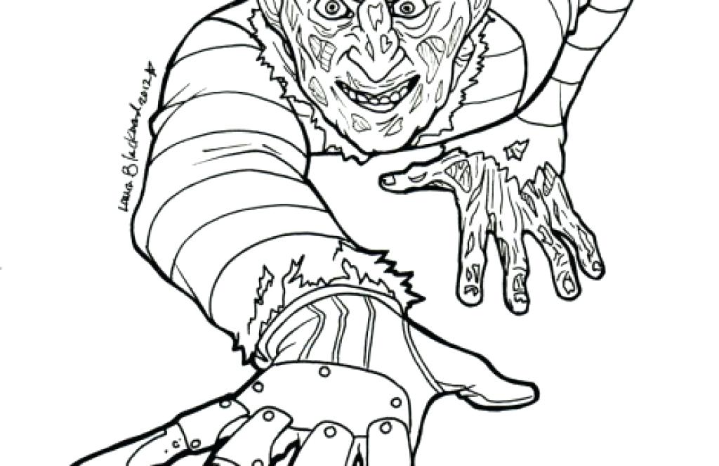 1024x663 Freddy Krueger Coloring Pages Coloring Pages Parable Coloring