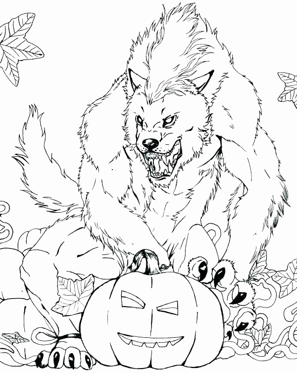 600x752 Scary Halloween Coloring Pages Printables Scary Coloring Pages