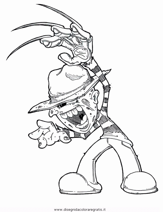 640x834 Freddy Krueger Coloring Pages Printable Free Coloring Pages