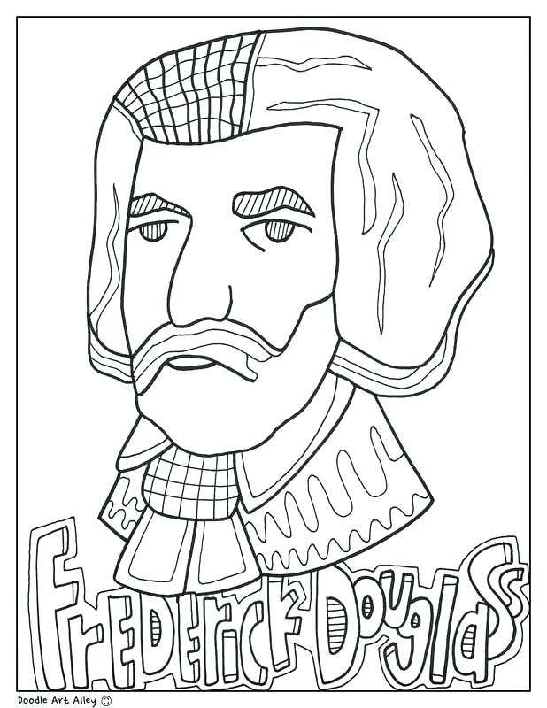 618x800 Frederick Douglass Coloring Page Picture Top Rated Coloring Pages