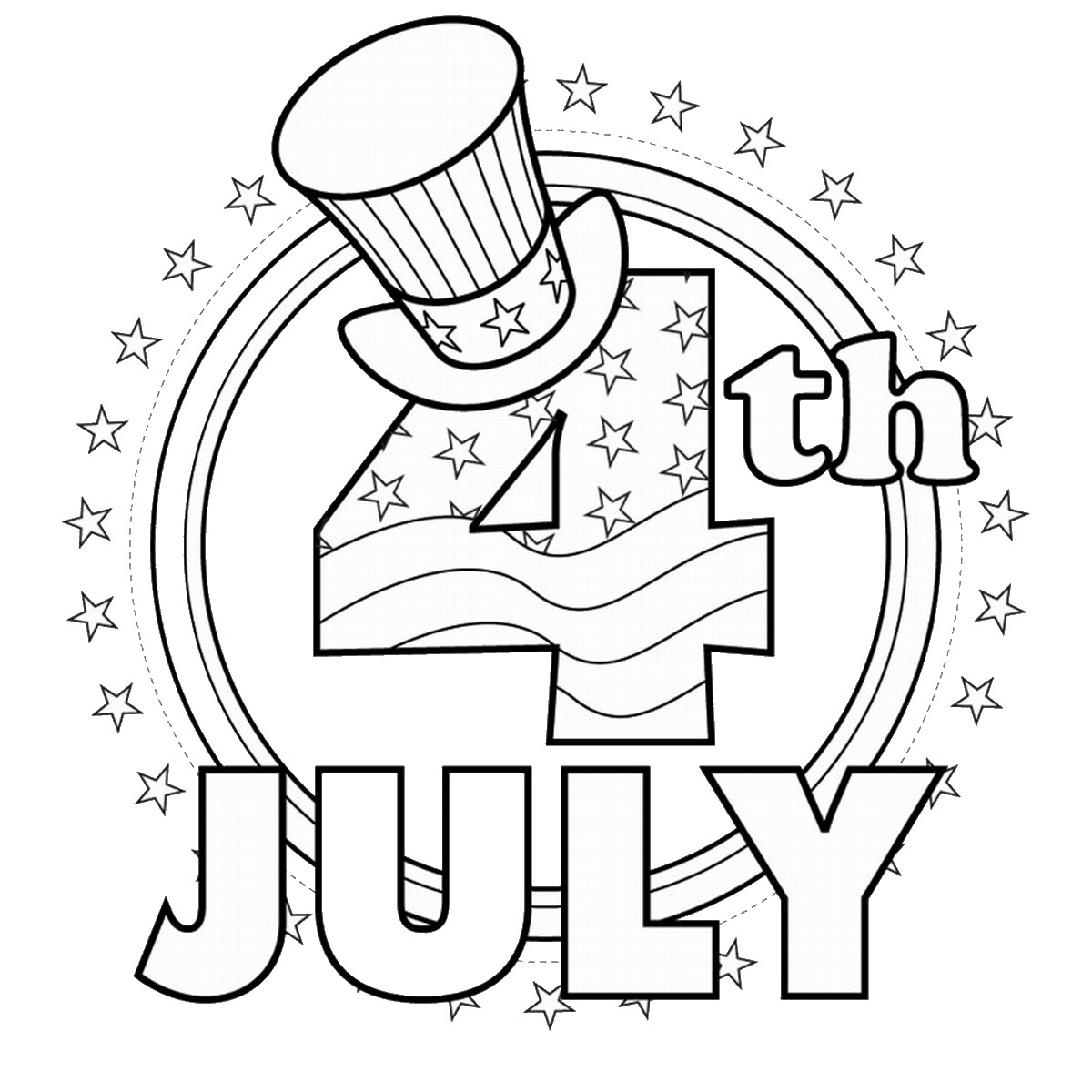 1200x1200 Fourth Of July Coloring Pages